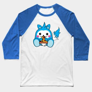 CHUBBYMOTUTU PIZZA COLLECTION - TIMBER Baseball T-Shirt